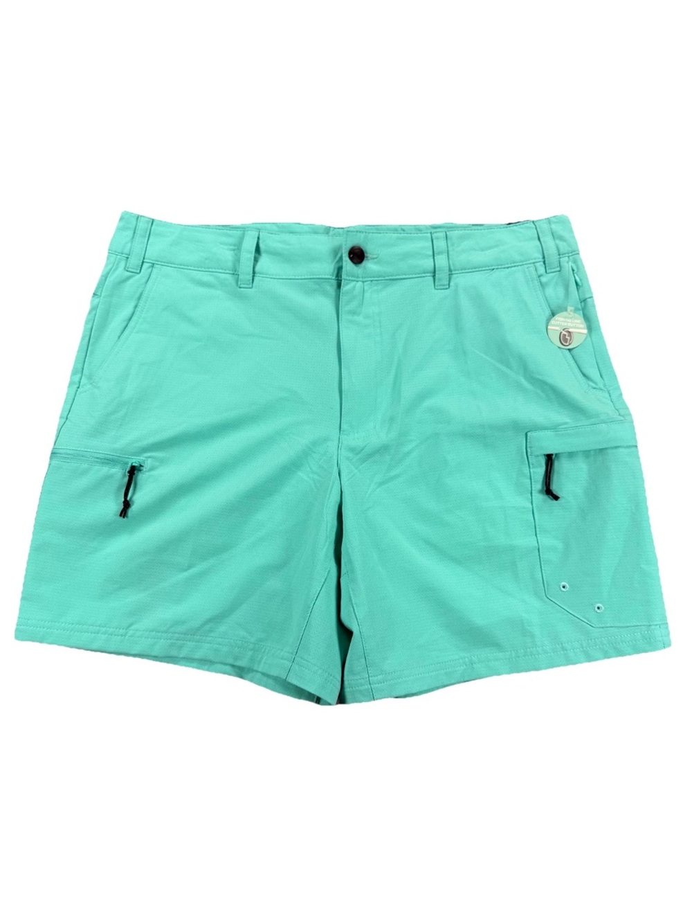 NWT Magellan Outdoors Men's Pro Fish Angler Hybrid Shorts 7" Turquoise L